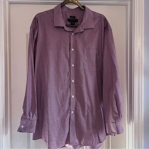 Men's wearhouse Button-Down Shirt Small Herringbone size XL